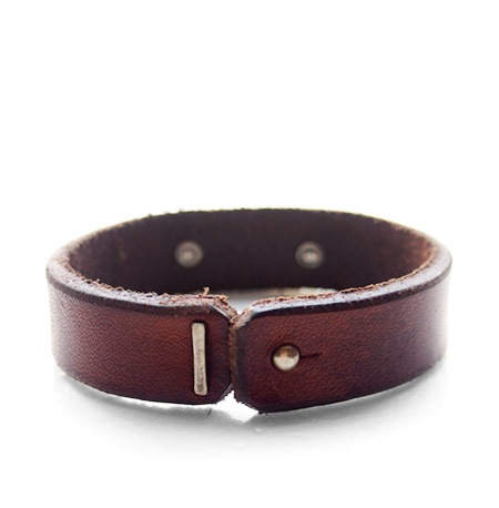 CHAFF DESIGN�̥���ա��ǥ������Leather On Large wheat Bracelet
