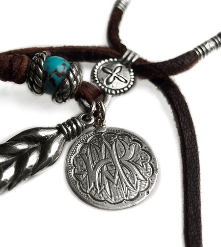 CHAFF DESIGN�̥���ա��ǥ������Wheat & Native Turquoise Necklace