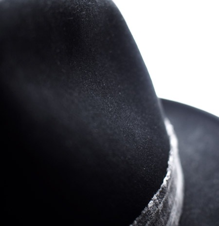 CHAFF DESIGN�̥���ա��ǥ������ Vintage Remake Custom Wool Felt Hat / Black