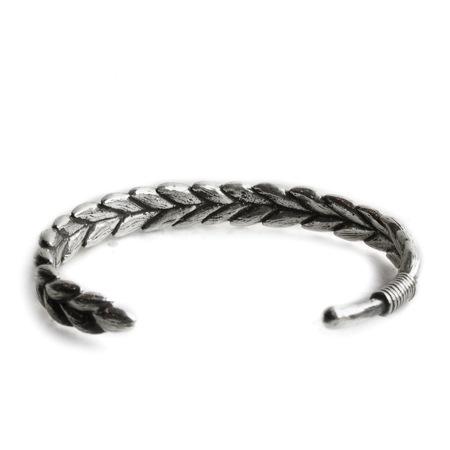 CHAFF DESIGN̥աǥWeat Silver Texture Bangle