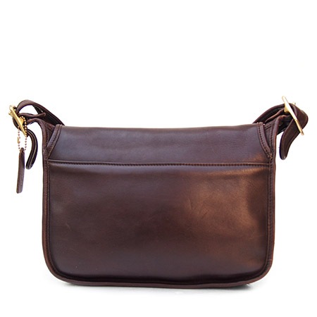 PANTY Original Design "OLD COACH" Vintage Remake Studs Leather Shoulder Bag / No.19