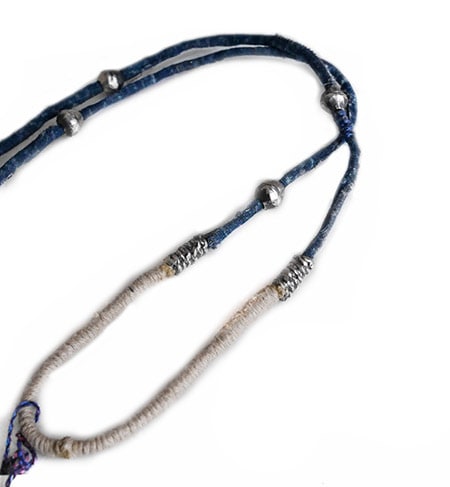 CHAFF DESIGN�̥���ա��ǥ������Wheat Indigo Cloth Special Necklace