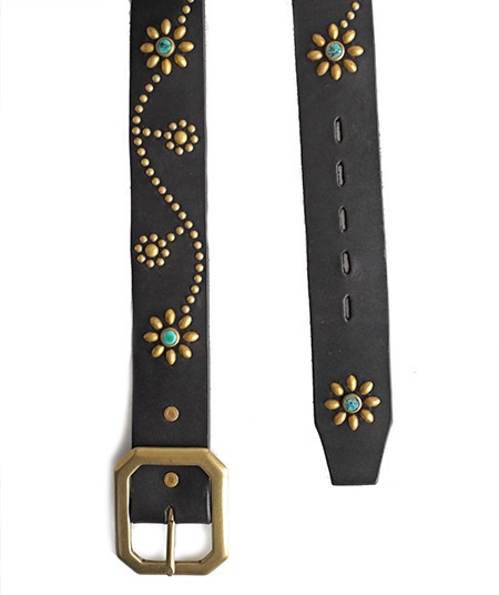 HTC Belt Flower #1 TQS B / Dk Brown