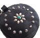 HTC Round Coin case Flower #2 TQS N / Black