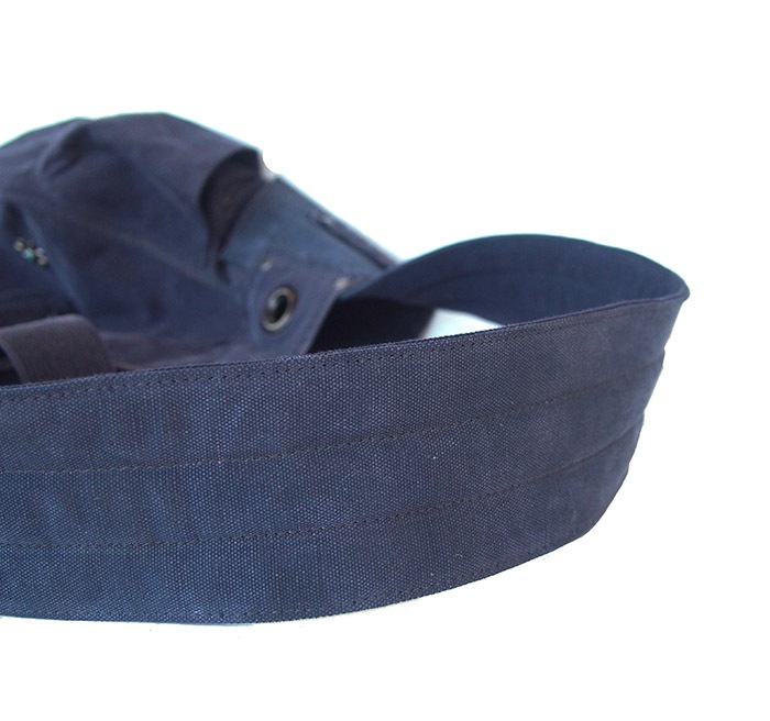 IrregulaR by ZIP STEVENSON Vintage Military Shoulder Bag #9 / Navy