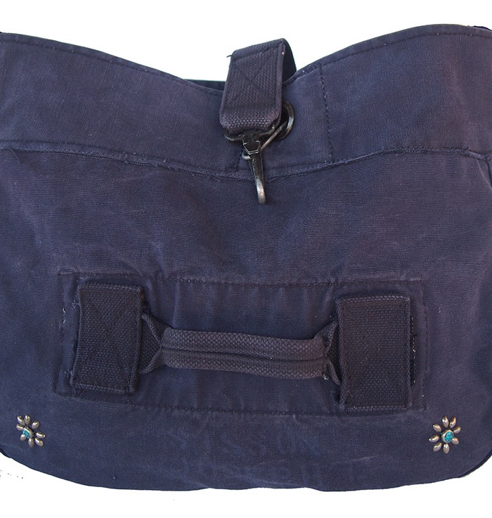 IrregulaR by ZIP STEVENSON Vintage Military Shoulder Bag #9 / Navy