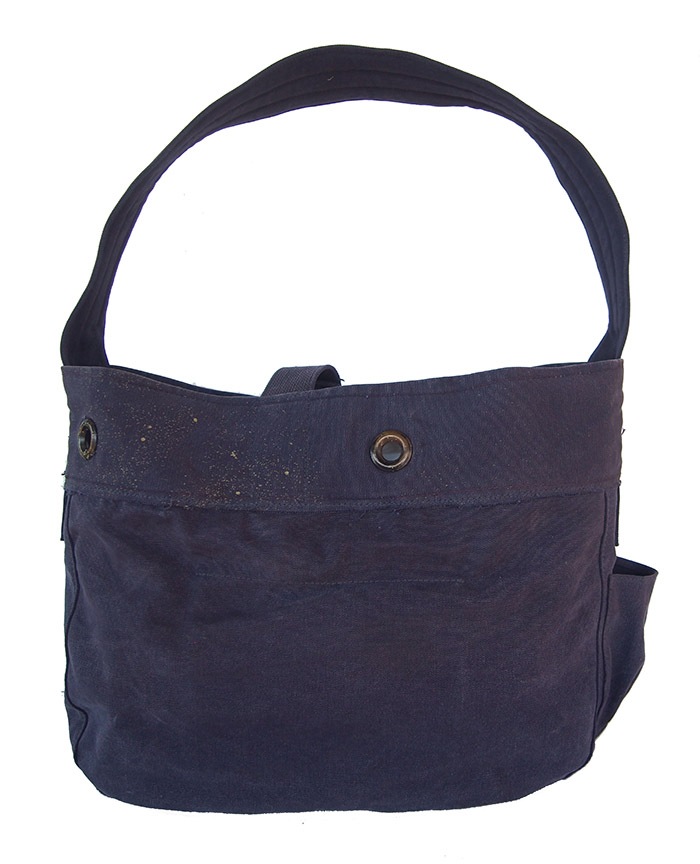 IrregulaR by ZIP STEVENSON Vintage Military Shoulder Bag #9 / Navy