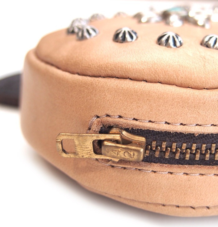 HTC Round Coin case Flower #2 TQS N / Natural