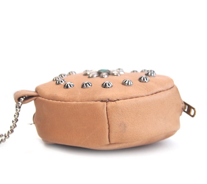 HTC Round Coin case Flower #2 TQS N / Natural