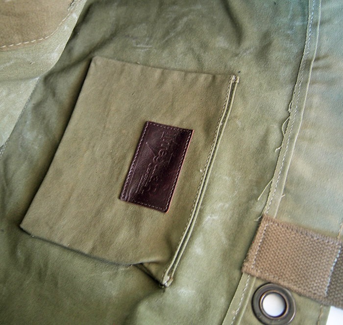 IrregulaR by ZIP STEVENSON Vintage Military Shoulder Bag #18 / Khaki