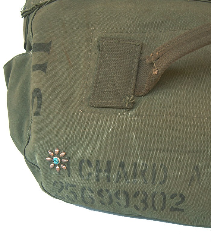 IrregulaR by ZIP STEVENSON Vintage Military Shoulder Bag #18 / Khaki