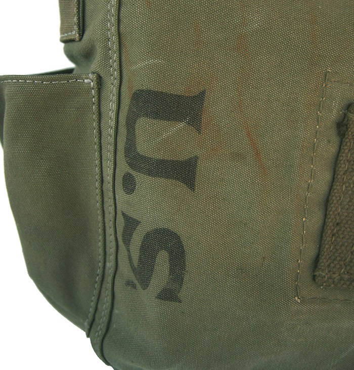 IrregulaR by ZIP STEVENSON Vintage Military Shoulder Bag #18 / Khaki