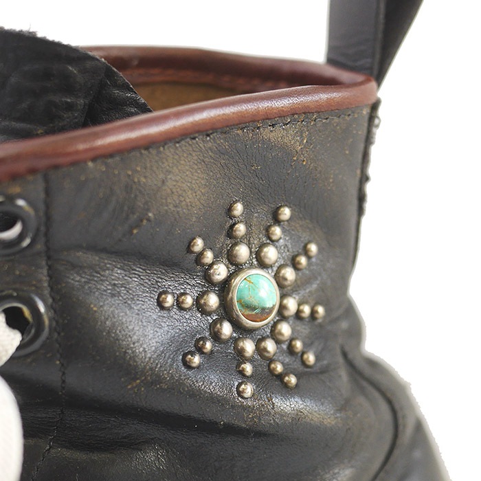 SIZE US9(Bigsize) / IrregulaR by ZIP STEVENSON Jump Boots White Sole