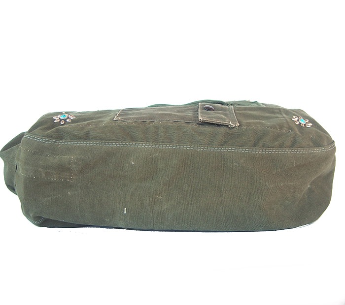 IrregulaR by ZIP STEVENSON Vintage Military Shoulder Bag #19 / Khaki