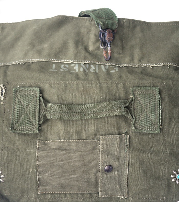 IrregulaR by ZIP STEVENSON Vintage Military Shoulder Bag #19 / Khaki