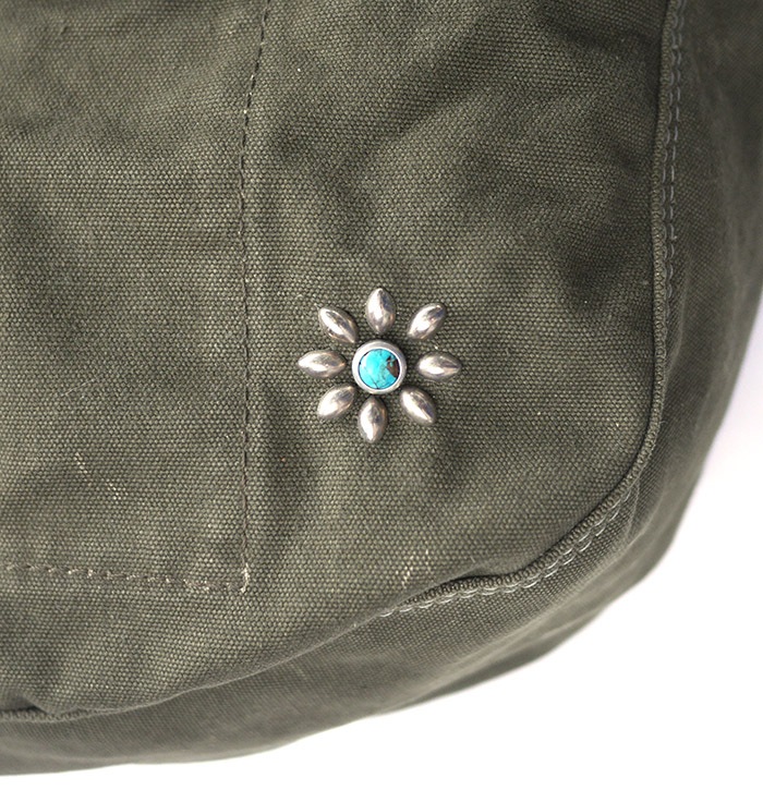 IrregulaR by ZIP STEVENSON Vintage Military Shoulder Bag #19 / Khaki