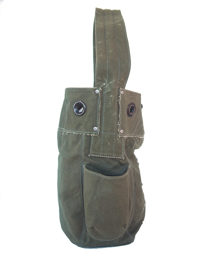 IrregulaR by ZIP STEVENSON Vintage Military Shoulder Bag #19 / Khaki