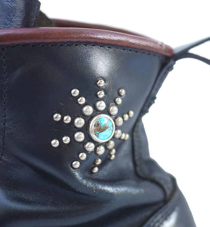 SIZE US9/ IrregulaR by ZIP STEVENSON Jump Boots White Sole