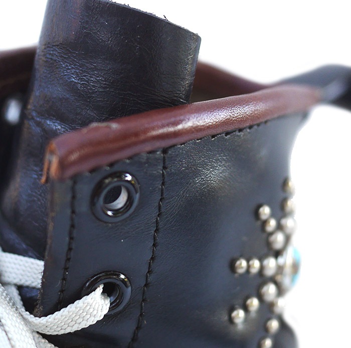 SIZE US9/ IrregulaR by ZIP STEVENSON Jump Boots White Sole