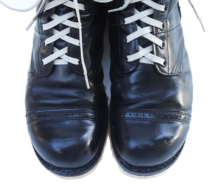 SIZE US9/ IrregulaR by ZIP STEVENSON Jump Boots White Sole