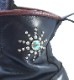 SIZE US9/ IrregulaR by ZIP STEVENSON Jump Boots White Sole