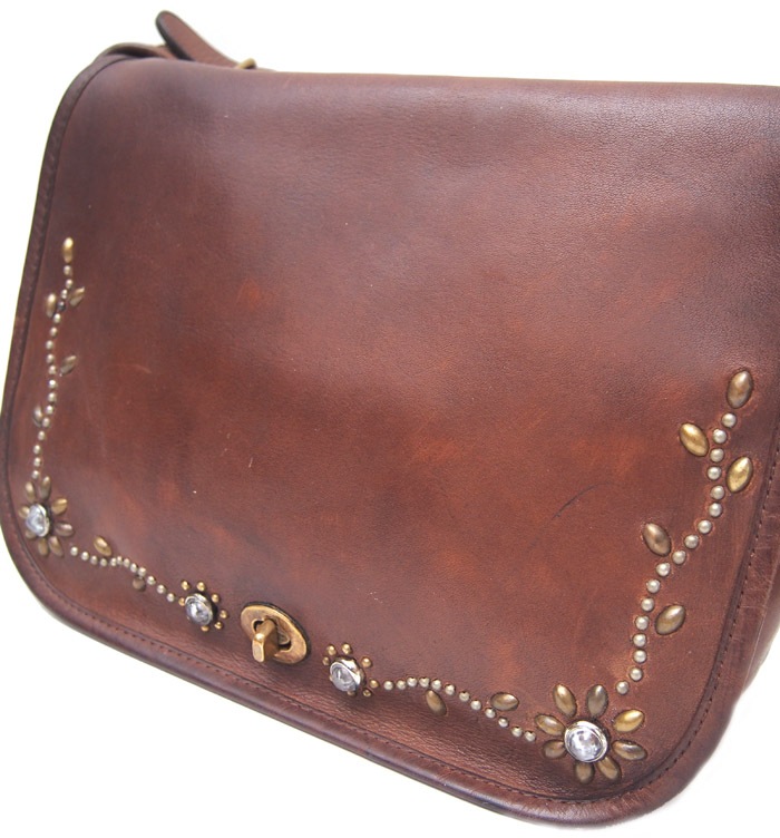 PANTY Original Design "OLD COACH" Vintage Shoulder Bag / No.33