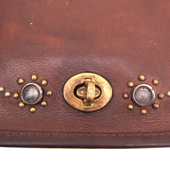 PANTY Original Design "OLD COACH" Vintage Shoulder Bag / No.33