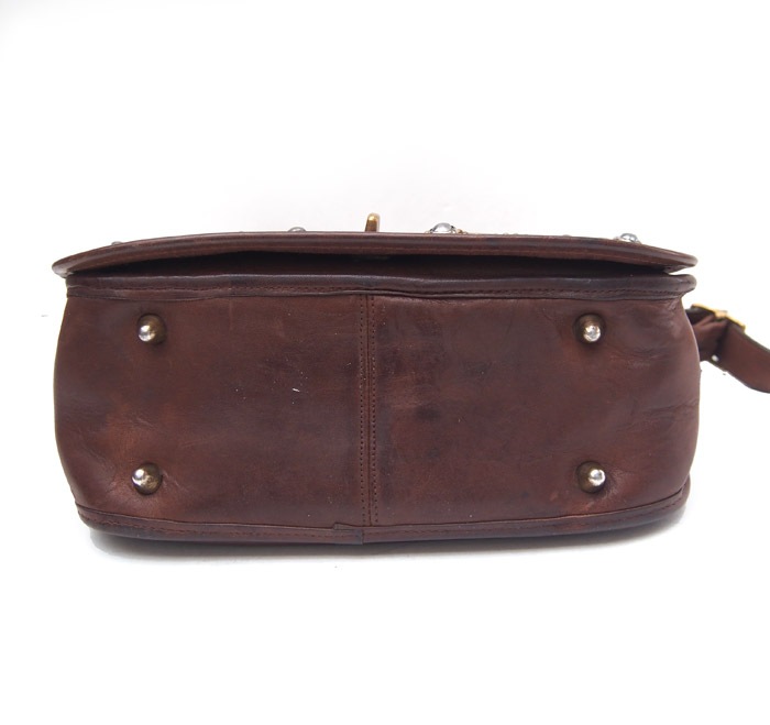 PANTY Original Design "OLD COACH" Vintage Shoulder Bag / No.33