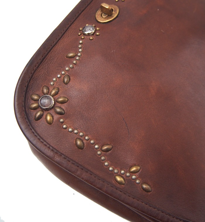 PANTY Original Design "OLD COACH" Vintage Shoulder Bag / No.33