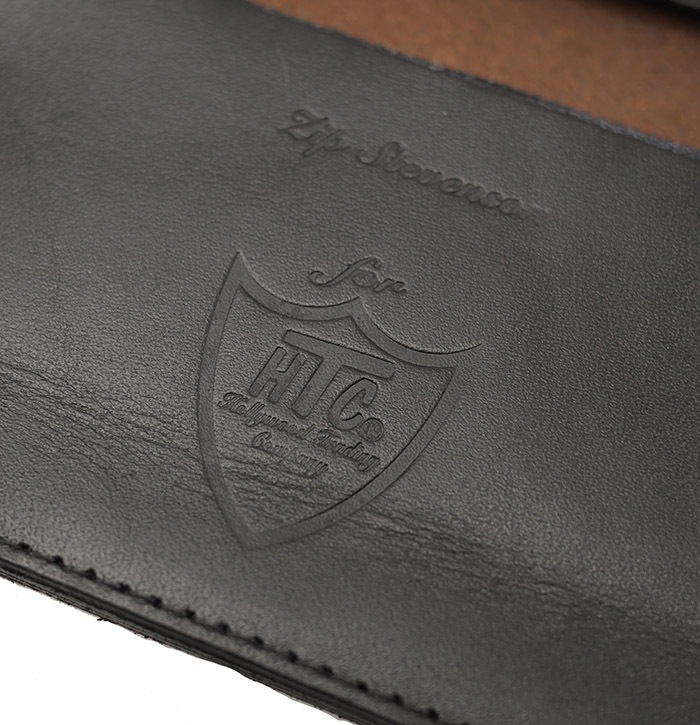 HTC Long Wallet Flower Leather # 4 BLK N / D Brown