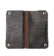 HTC Long Wallet Flower Leather # 4 BLK N / D Brown
