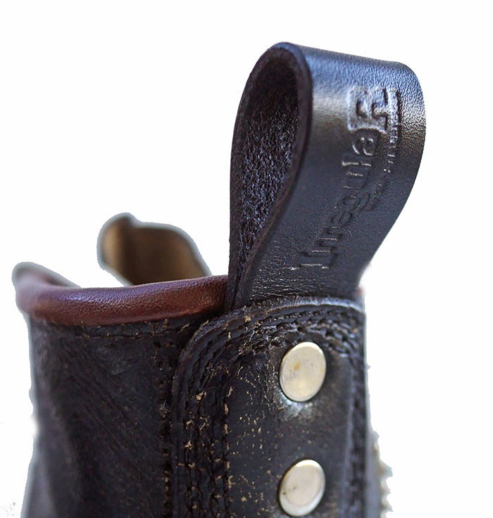 SIZE US8.5 / IrregulaR by ZIP STEVENSON ڎڎގ׎ Vintage remake White Sole Jump Boots Brown