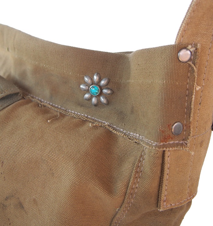 IrregulaR by ZIP STEVENSON 60's USAF Aviator kit bag Zipper #1 / Khaki