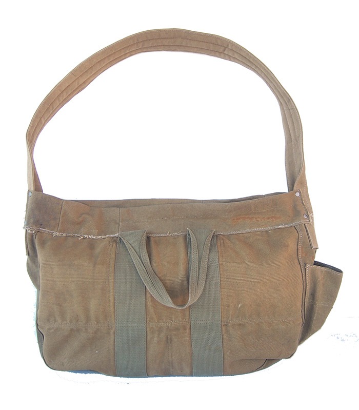 IrregulaR by ZIP STEVENSON 60's USAF Aviator kit bag Zipper #1 / Khaki