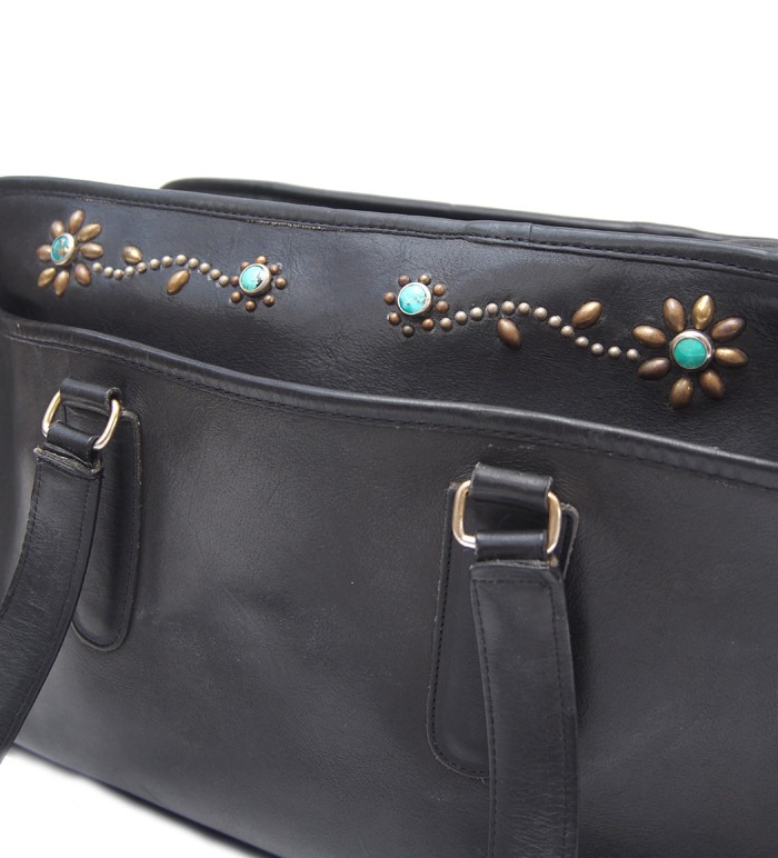 PANTY Original Design "OLD COACH" Vintage Remake Tote Bag / No.35