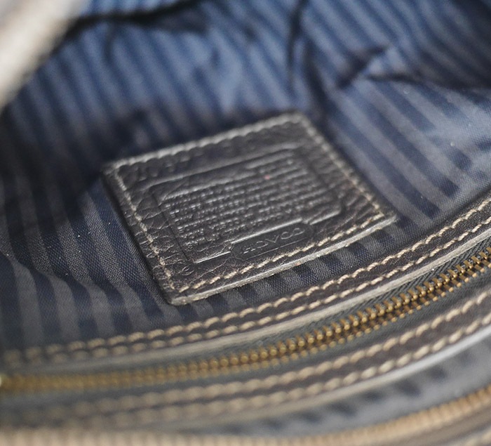 OLD COACH�ڥ�����ɥ������� PANTY Original Design Remake Studs Shoulder Bag / No.48