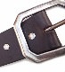 HTC Belt End Only Flower Octagon Buckle # TQS N / Dk Brown