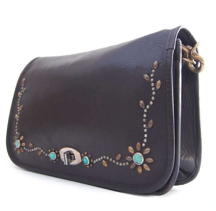 PANTY Original Design "OLD COACH" Vintage Shoulder Bag / No.36