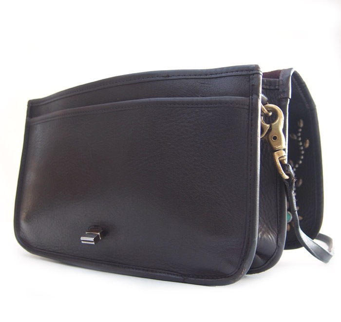 PANTY Original Design "OLD COACH" Vintage Shoulder Bag / No.36