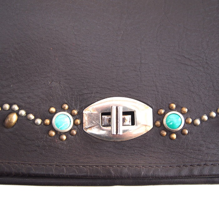 PANTY Original Design "OLD COACH" Vintage Shoulder Bag / No.36