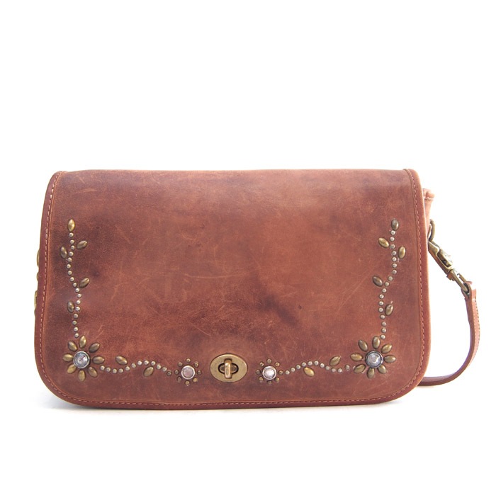 PANTY Original Design "OLD COACH" Vintage Shoulder Bag / No.35