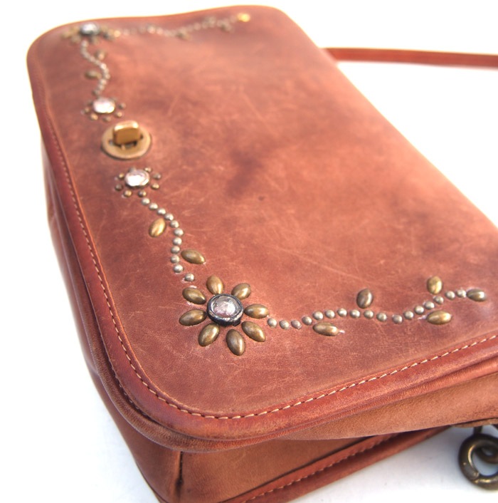 PANTY Original Design "OLD COACH" Vintage Shoulder Bag / No.35