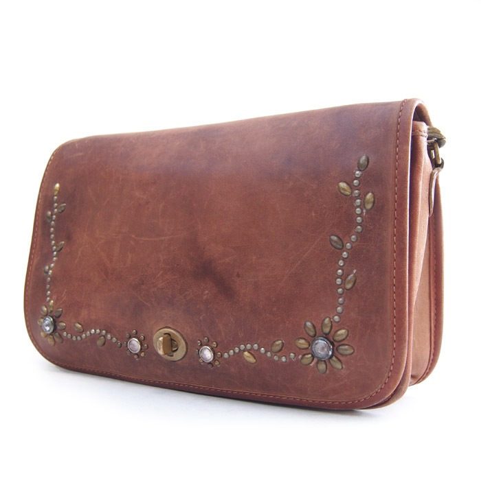 PANTY Original Design "OLD COACH" Vintage Shoulder Bag / No.35