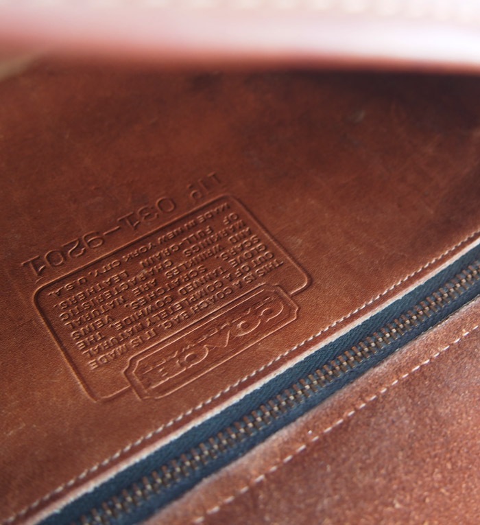 PANTY Original Design "OLD COACH" Vintage Shoulder Bag / No.35