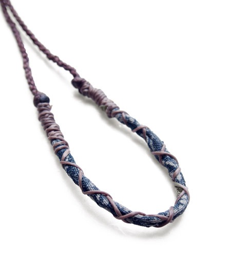 CHAFF DESIGN�̥���ա��ǥ������Twist Ring Woven Necklace