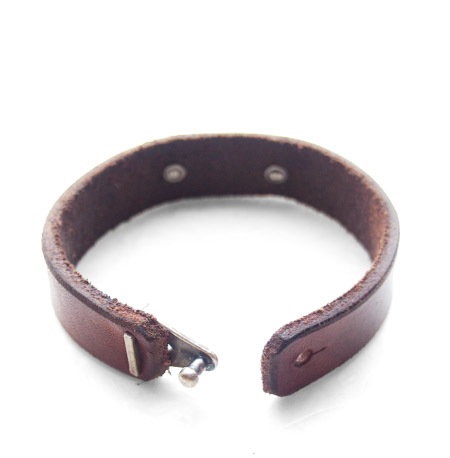 CHAFF DESIGN�̥���ա��ǥ������Leather On Coffee Beans Bracelet
