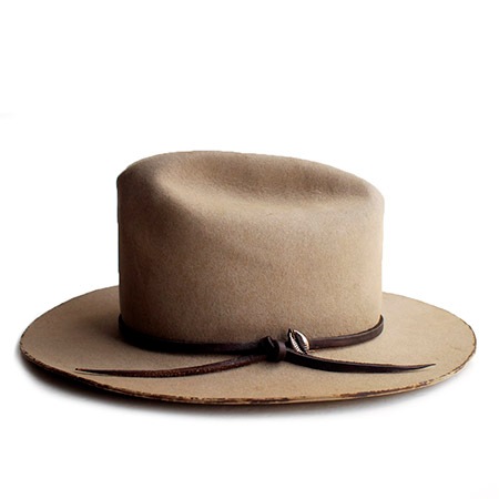 CHAFF DESIGN�̥���ա��ǥ������ Vintage Remake Custom Long Brim Hat / Beige��