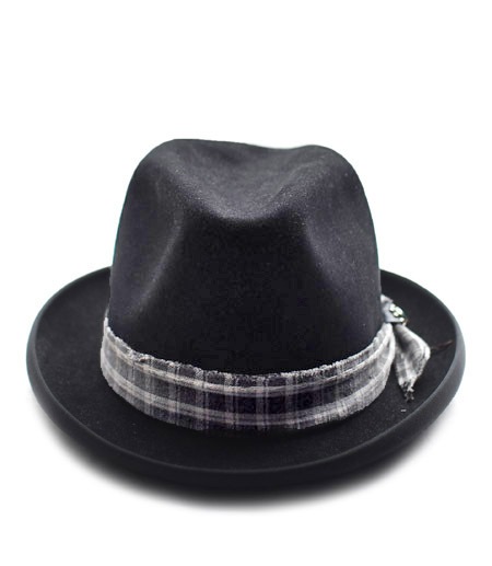 CHAFF DESIGN�̥���ա��ǥ������ Vintage Remake Custom Wool Felt Hat / Black