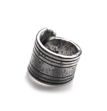 CHAFF DESIGN�̥���ա��ǥ������Antique Spoon Scarf Ring / NAVY��