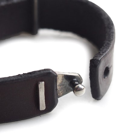 CHAFF DESIGN�̥���ա��ǥ������Leather Plate On Turquoise Bracelet ��